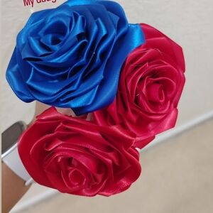 Hand Made Fabric Flowers